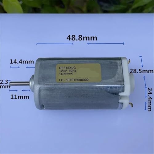 Moteur électrique DF315XLG DC 120 V conception robuste de haute précision