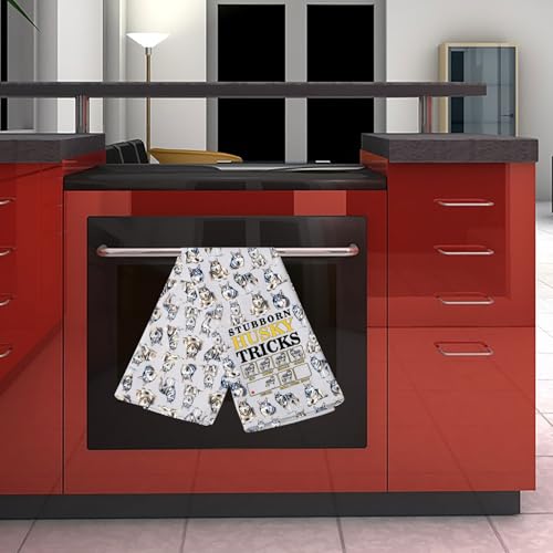 Torchon de cuisine husky sibérien pour décorer une table conviviale - 8