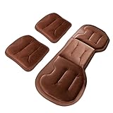 KHDWOB Sitzkissen Auto für Isuzu All Models Dmax Mux 2000-2023 2024-pr, Plüsch Anti Rutsch Autositzauflage, Weich und Atmungsaktiv Autositzschoner Sitzauflage Auto Vordersitze,C