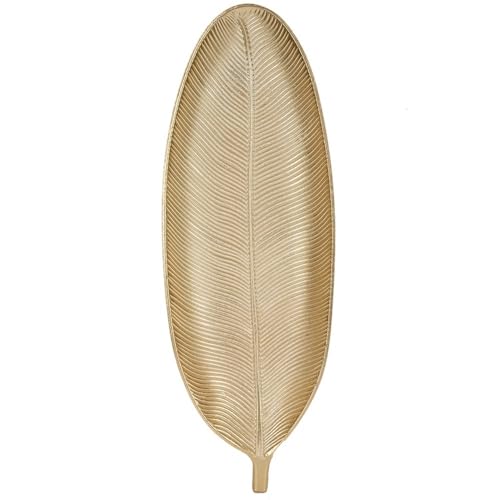 MOPFOL Gold Leaf or Pineapple Shape Resin Serving Tray Decorative Platter...