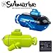 SHUAIGUO Mini Remote Control Submarine, 4-Channel Remote Control Forward/Diving, Backward/Surfacing, Left Turn, Right Turn Blue