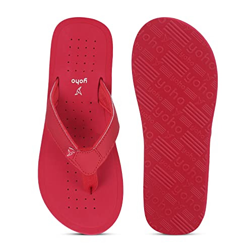 Image of YOHO ArchFlex orthopedic slippers for women | Arch support for pain relief | Soft, Anti-Skid, lightweight | comfortable padded straps flip flops for Everyday