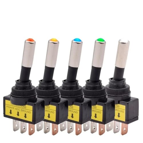 Interruptor de palanca 12mm para reparar fallos eléctricos en paneles de control 24V 2