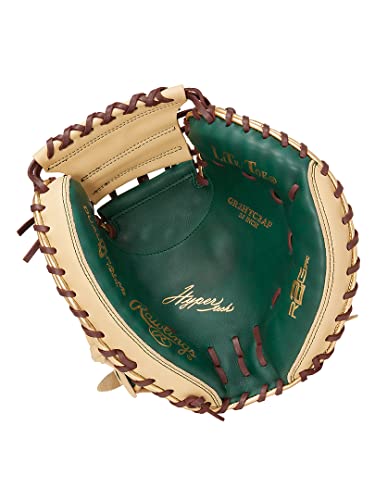 ローリングス(Rawlings) 野球 大人用 軟式 HYPER TECH COLOR SYNC [キャッチャーミット] サイズ 33 GR2HTC2AF キャメル/ダークグリーン サイズ 左投げ用(右手着用) 2枚目