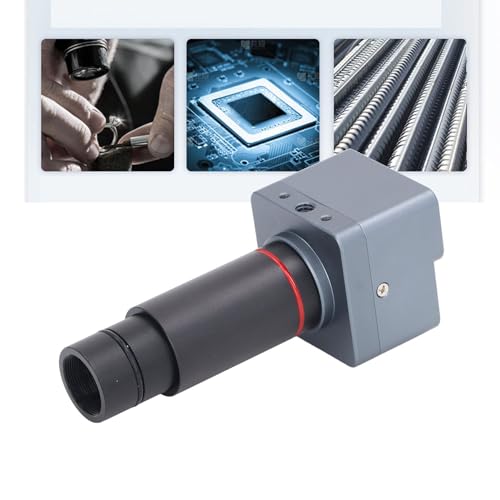 Image of USB Microscope Camera, 4K 8MP Digital Electronic Eyepiece with 0.5X Zoom Lens for Industrial and Hobbyist Use Aluminum Alloy