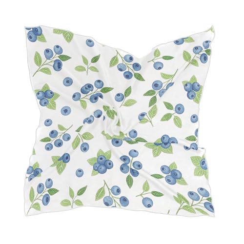 Écharpe carrée en soie de 60 cm pour femme au fini satiné chic
