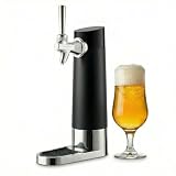 Beer Dispenser - Dual - Power Ultrasonic Brewer for Cans & Bottles, Plug - in or Battery - Powered, Creates Rich Creamy Foam, Ideal Gift for Beer Lovers
