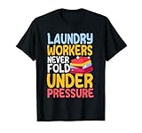 Funny Laundry Workers Spruch Love Leinen Faltbar T-Shirt