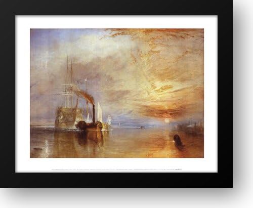 The Fighting Temeraire 18x15 Framed Art Print by Turner, J.M.W.