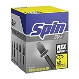 Spin S5000 5-Piece Drill Bit Swaging Tool Set 1/4, 3/8, 1/2, 5/8, 3/4-Inch