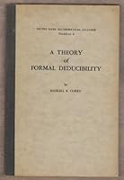 Theory of Formal Deducibility 0268002746 Book Cover