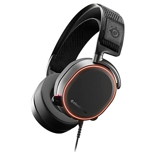 SteelSeries Arctis Pro High Fidelity Wired On Ear Gaming Headphones with Mic, Hi-Res Speaker Drivers - DTS Headphones: X v2.0 Surround for PC (Black)