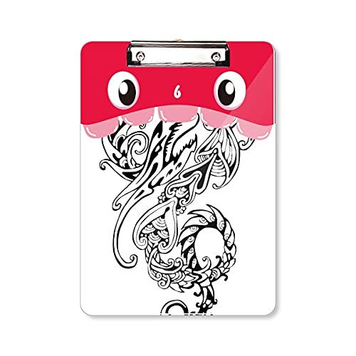 Ligne peinture chine dragon chinois pour ce bloc-notes d'apprentissage chic