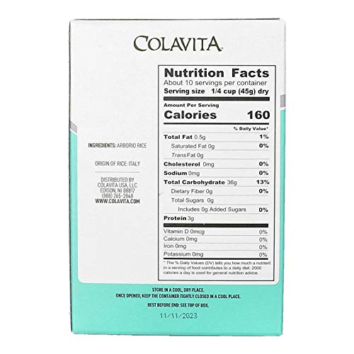 Colavita Superfine Arborio Rice, 1 Lb (Pack Of 12) #TOP2