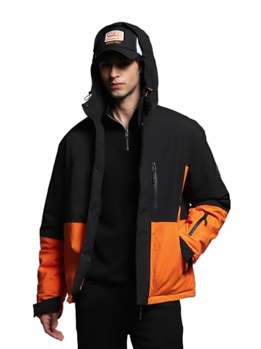 Image of JACK & JONES Men's Polyester Standard Length A-Line Coat
