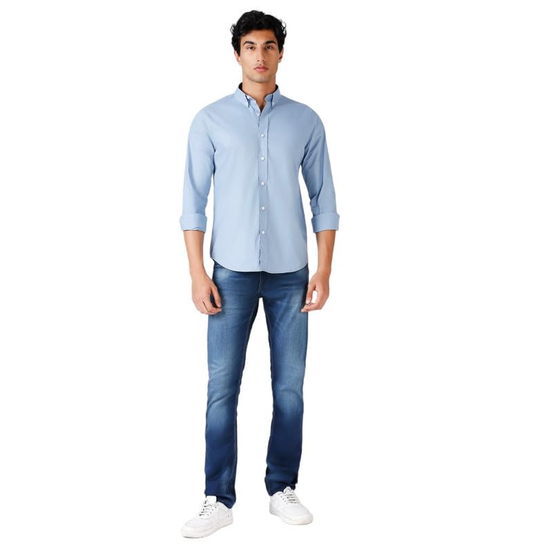 Image of MARK & ALBERT Men's Cotton Formal Shirt