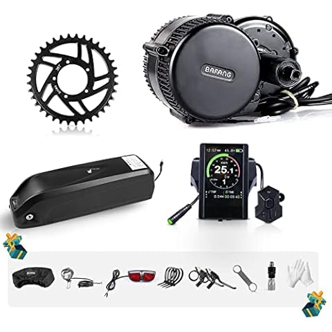 Bafang 48V 750W eBike Conversion Kit BB 68mm Mid Drive Motor with Battery 20Ah for Mountain Bike, Road bike, Chainring 36T Mid Motor BBS02 Pedelec DIY Electric Bike Converter for Adults Cover