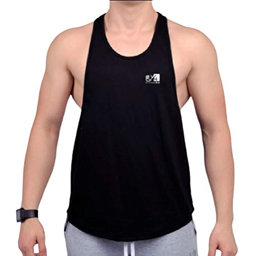 Regata masculina M cavada academia fitness machão Preto