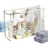 Durchsichtige Tragetasche – durchsichtige Vinyl-Handtasche, Umhängetasche, Stadion-konformer Organizer | Musikfestival, Sportarena, Sicherheitskontrolle, Arbeitsplatz, Bildung, Einzelhandel, Einkaufen