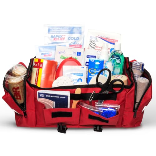 Image of MFASCO Indoor Sports First Aid Kit - Complete Emergency Medical Supplies for Indoor Sports and Recreation - Athlete Health, Injury Response Equipment for Coaches, Players, and Teams