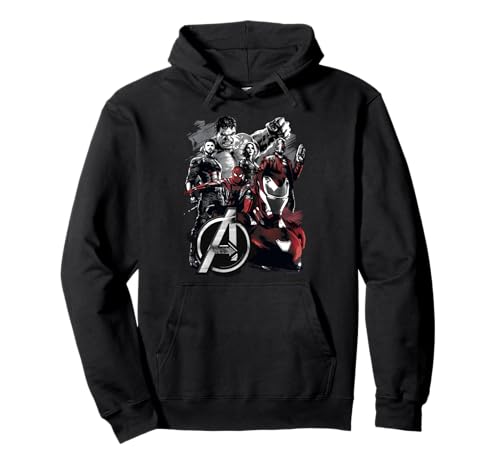 Marvel Infinity War Avengers Grunge Logo Pullover Hoodie