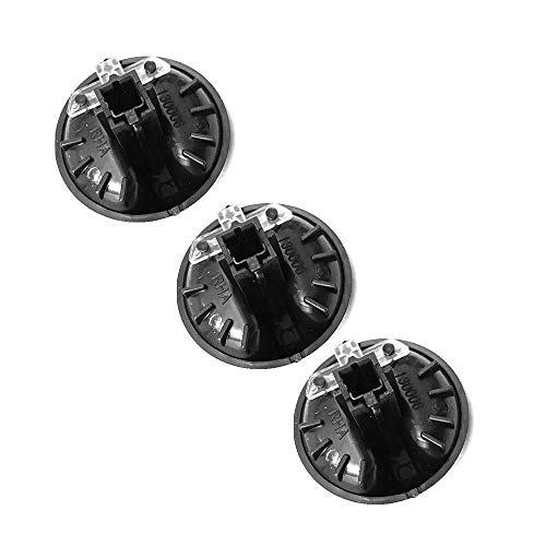Ac Climate Control Nob Switch - Set Of 3 - Replaces# 55905-0C010, 559050C010 - Fits Toyota Tundra 2000, 2001, 2002, 2003, 2004, 2005, 2006 - Air Conditioner Replacement Switch K001Acs #TOP6
