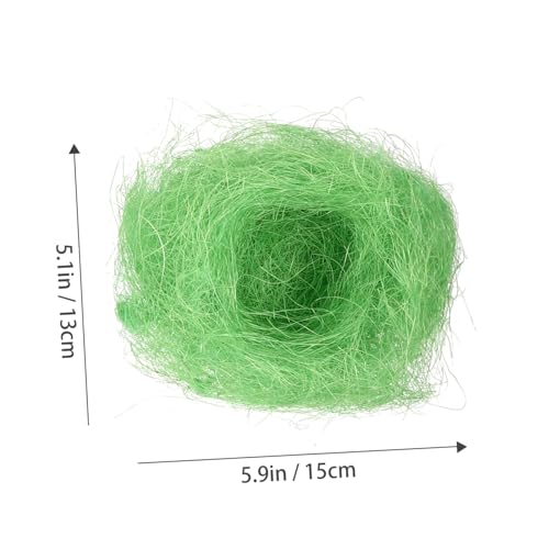 Levemolo 5pcs Easter Bird Nest Filling Materials Colorful Nest Padding for Holiday Decorations for Home Parties and Photo Props Lake - Thumbnail 2