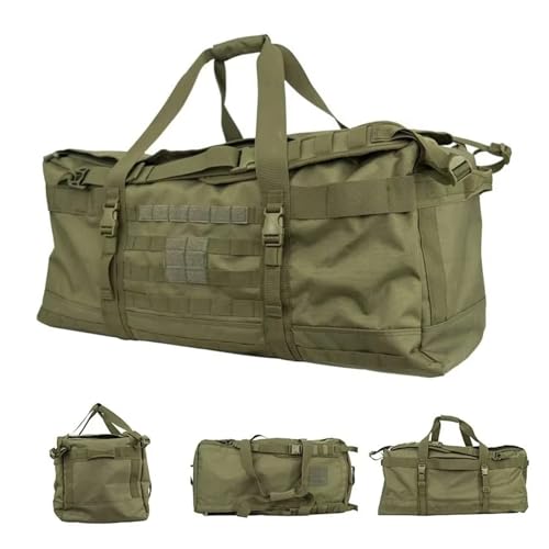 106L Luggage Duffel Bag Camping Backpack Tactical Large Bags Men's Hiking Travel Mountaineering Trip Utility Gym Weekend Duffle(Black)2