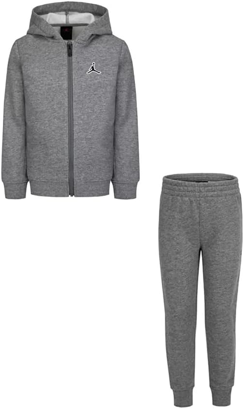 Nike Essential Fullzip Boys Clothing Set Size 4, Color: Grey-Grey