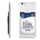 buxvhre Custom Card Holder for Back of Phone Personalized Add Your Image Photo Text Cell Phone Credi