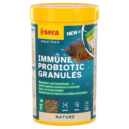 sera ImmunPro Nature 250 ml (112 g) - Alimento probiótico para el Crecimiento de Peces Ornamentales a Partir de 4 cm