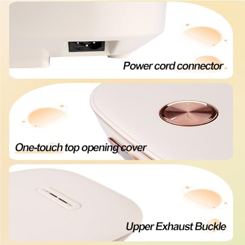 Grande Cuociriso 5l, Pentola Antiaderente Multifunzione Con Timer Intelligente 24h, Mantiene Il Caldo E Facile Da Pulire, Cuoce Riso Bianco, Porridge, Farina D'avena E Altro, Per Cucina Familiare
