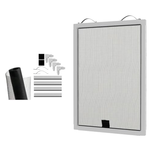 Window Screen Replacement Kit 36 48 and 60 Window Frames White or Bronze with Screen Mesh Roll. Easy Installation!