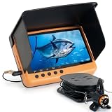 Nmgorkq Underwater Fishing Camera & Fish Finder: 5.5' HD 1080P - 10000mAh Portable Depth Finder w/DVR-32GB for Ice Fishing Boat Kayak Outdoor - 220°Wide-Angle Lens & 82ft Cable IP68