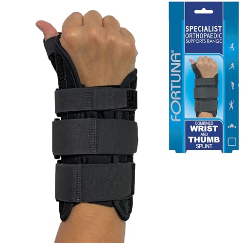 Attelle de poignet et pouce pour le travail sur écran et les gestes RSI