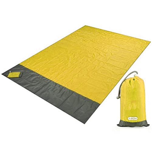 Roysmart Manta de pícnic, 210 x 200 cm, impermeable, para playa, camping, ultraligera y compacta, para playa, camping, senderismo, picnic