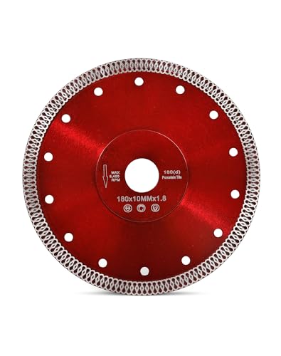 Image of Casaverde Porcelain Cutting Disc 180mm x 25.4mm/22.23mm,Tile Blade Cut On Porcelain,Granite,Marble,Tiles & Ceramics