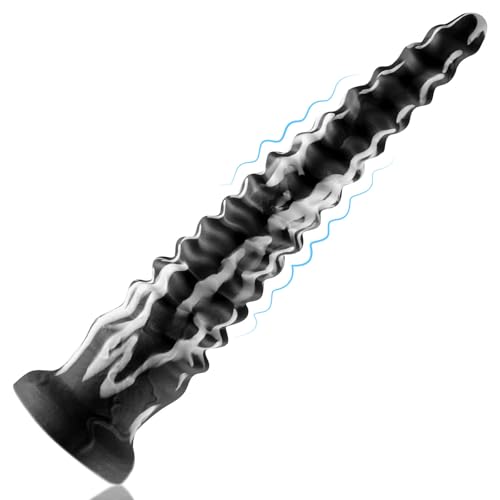 Anal Gode, Godemiché Fantaisie de 40cm, Gode Monster en Silicone Liquide Avec Ventouse Puissante, Convient aux Jeux Sexuels Mains Libres, Godes Point G, Convien aux Hommes/Femmes de Jouets Sexuel