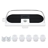 Hochweritige Materialien - Das Gehäuse aus ABS und die Tragkraft bis 15 kg, Zaun aus Aluminium, widerstandsfähiger gegen Korrosion . Höhe verstellbar, flexibel und praktisch