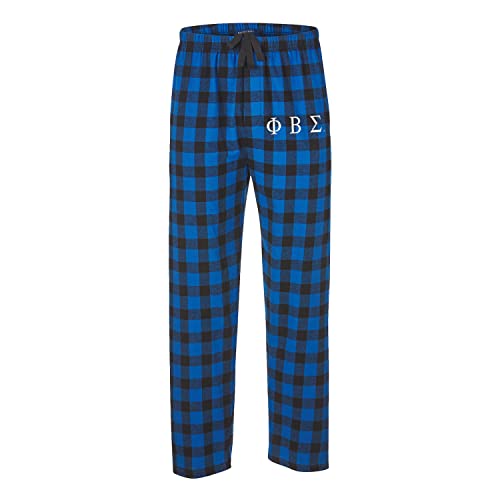 Phi Beta Sigma Fraternity Flannel Pajama Pants - Sigmas Sleepwear Pj Bottoms