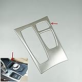 bmw x5 2019 interior dimensions Color plata Accesorios de coche interior Coche reposabrazos central Panel de cambio de marchas ajuste de la cubierta en forma for el BMW X5 X6 E70 E71 2008-14 Armadura de la Consola de navegación aérea Regletas D