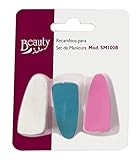 Cabezal pulidor en color rosa Jata RM100B - Recambios para el set de manicura SM100B