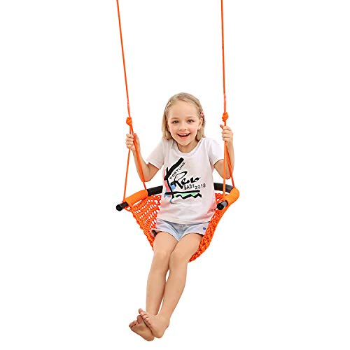 JKsmart Swing Seat for Kids Heavy Duty Rope Play Secure Children Swing Set,Perfect for...