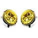 HECASA Pair Fog Lights Compatible with 2002 2003 SUBARU IMPREZA RS/WRX Halogen Fog Lamps Yellow Lens + Chrome Housing Replacement for SU2592106 84501FE090 SU2593106 84501FE080
