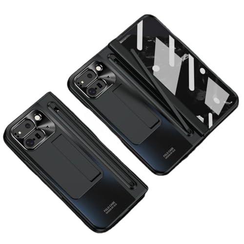 �y�q���W�ی�E�y�����[�zGoogle Pixel 10 Pro Fold 2025 �p �P�[�X �t���J�o�[ �K���X�t�B������̌^ �����Y�J�o�[�t�� �X�^���h�t�� �d�C���b�L�� �t���X�g�w�� �w��h�~ �O����ʕی� �[�d���Ή� �{�^�����삵�₷�� �܂肽����