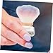 FRCOLOR Makeup Dust Brush for Nails Fluffy Nail Duster Soft Bristles Versatile Manicure Tool and Makeup Application Flower Design for All Occasions