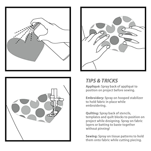 SpraynBond Quilt Basting Adhesive Spray, 7.2 Oz - 2 Pack