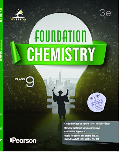Image of Pearson 2026 Nvision Foundation Chemistry Grade 9 JEE, NEET, and Olympiads like NSO, IOM, IMO, NSTSE, and IOS latest NCERT curriculum