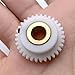 BELTXTROPHE 1pcs 0.8 Module 26 Teeth Plastic Spur Gear with Copper Sleeve 4mm 5mm 6mm 8mm 10mm Bore 0.8M 26T Cylindrical Gear Industry(6mm)