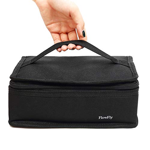 Flowfly FW-US-IB01S-B03 Small Insulated Lunch Box Portable Soft Bag Mini Cooler Thermal Meal Tote Kit thumb #6